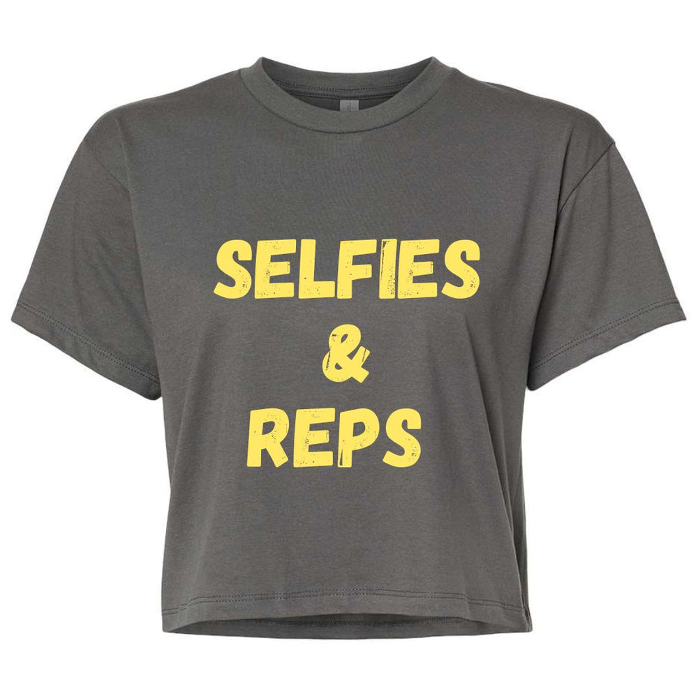 Selfies & Reps Crop Top