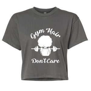 Gym Hair Don't Care Crop Top