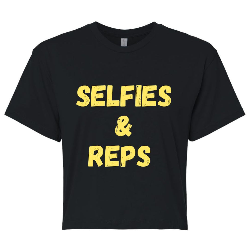 Selfies & Reps Crop Top