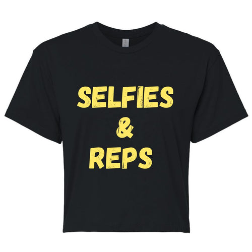 Selfies & Reps Crop Top