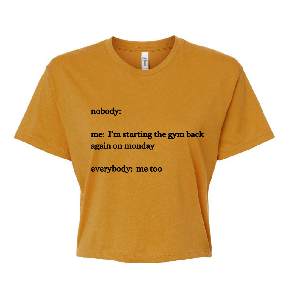 Nobody Crop Top